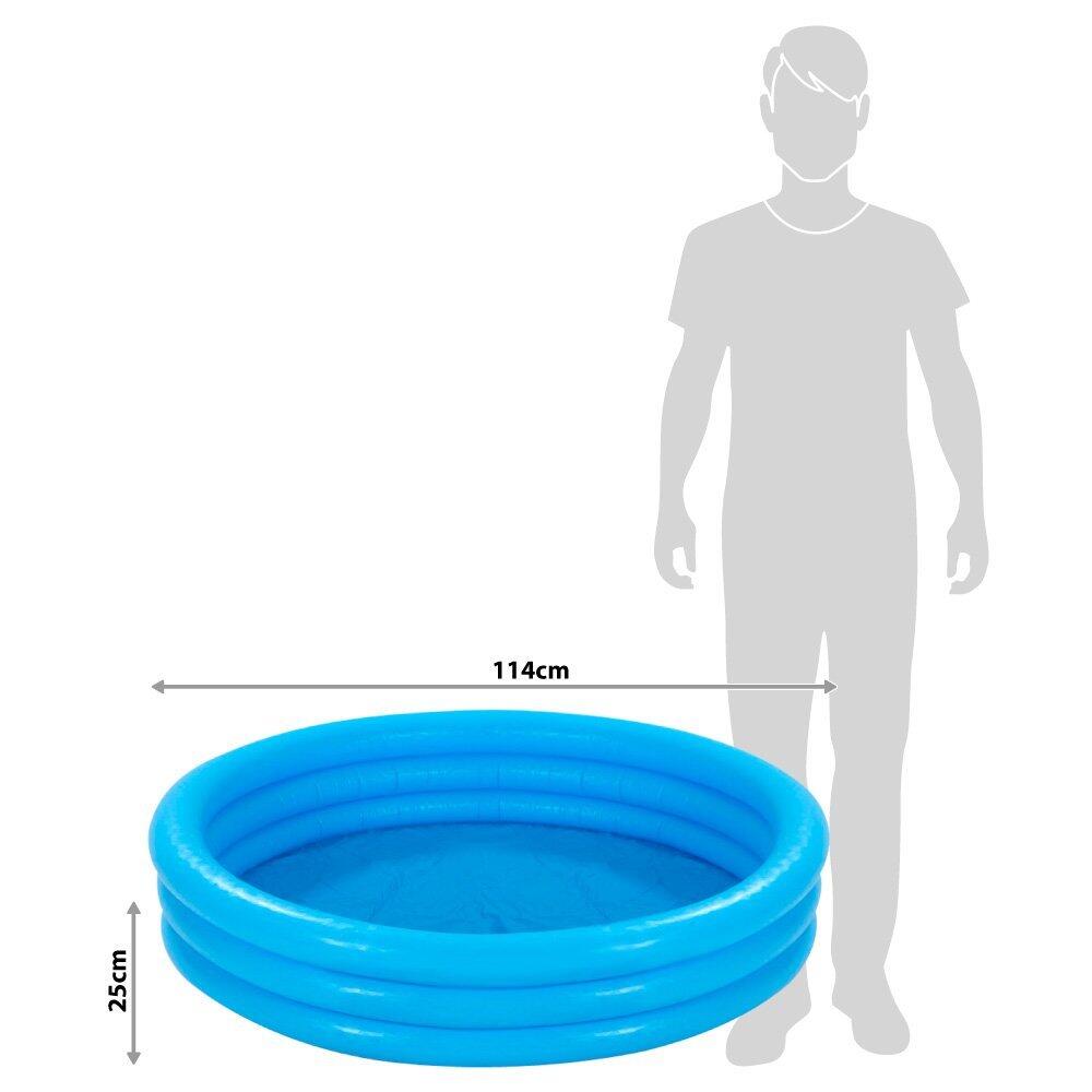 Intex Crystal Blue Three Ring Inflatable Paddling Pool 59416NP 4/4
