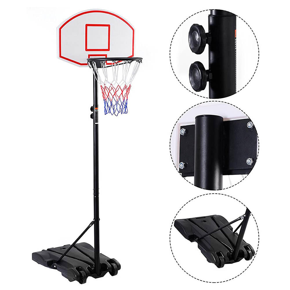 TIMELESS TOOLS Mobilní basketbalový koš s nastavitelnou výškou