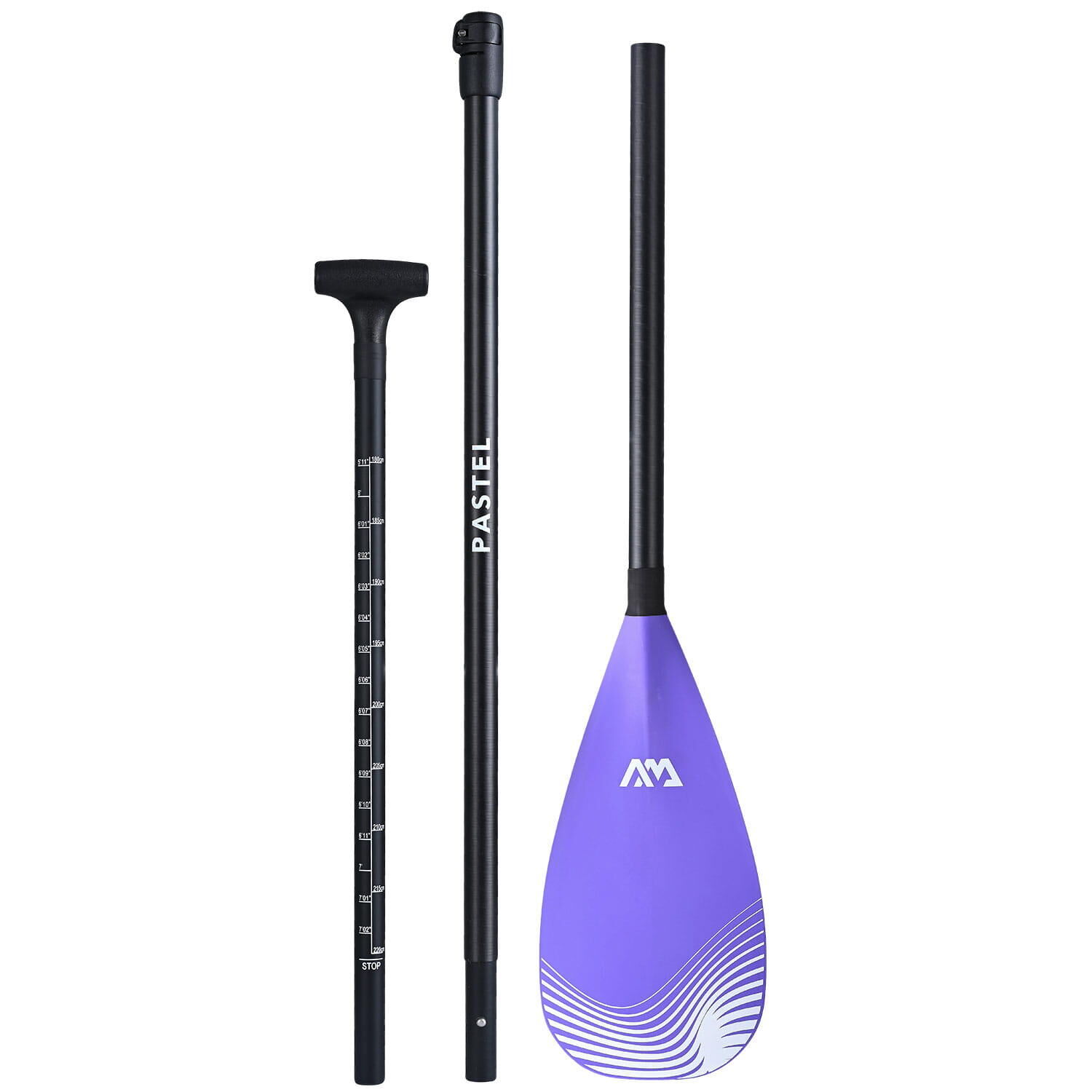 AQUA MARINA Aqua Marina PASTEL 3 Piece Adjustable Carbon/Glass SUP Paddle