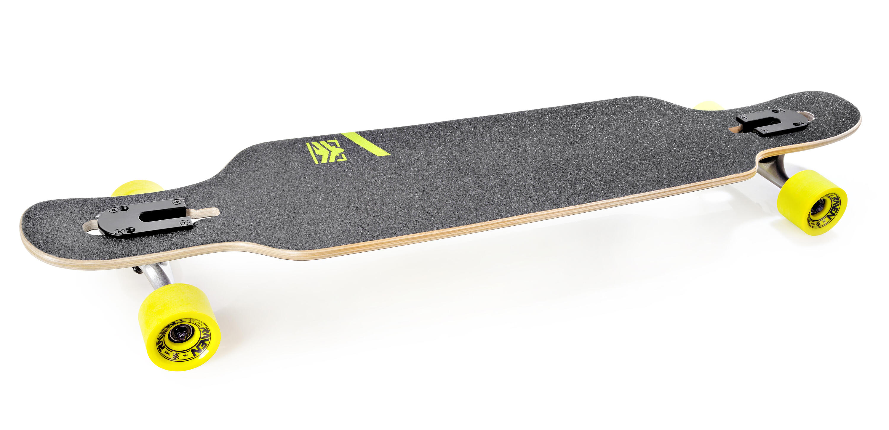 RAVEN Longboard Skateboard Torex - Deck In Acero 8 Strati, Ruote 70mm, Per Trasporto E Crociera