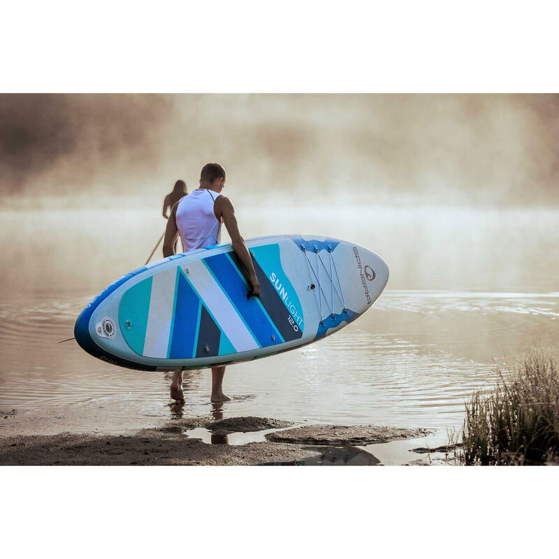 Pagaie de planche de surf gonflable SPINERA Sun Light 12'0"Board Stand Up Paddle