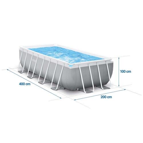 Basen stelażowy do ogrodu Intex 400 x 200 x 100 cm zestaw 17w1 6/6