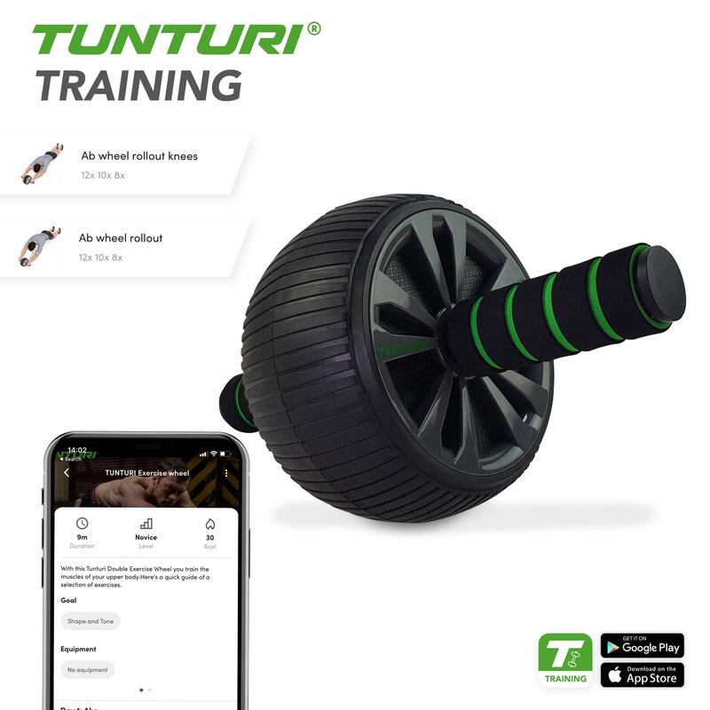 Bauchmuskeltrainer - Trainingsrad für Bauchmuskeln