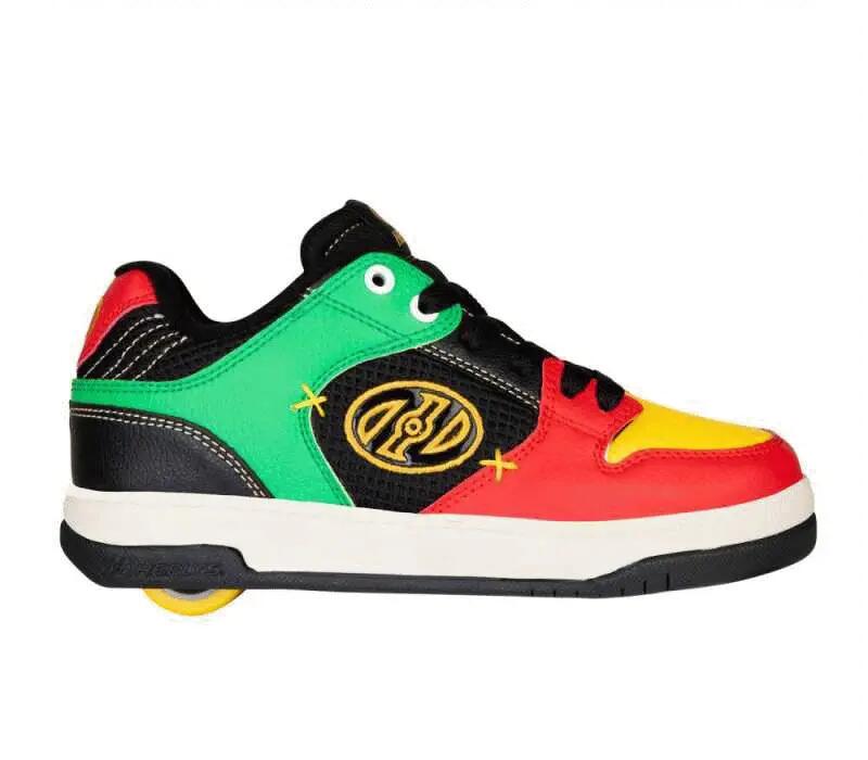 Cosmical Red/Black/Green/Yellow Kids Heely Shoe 2/4