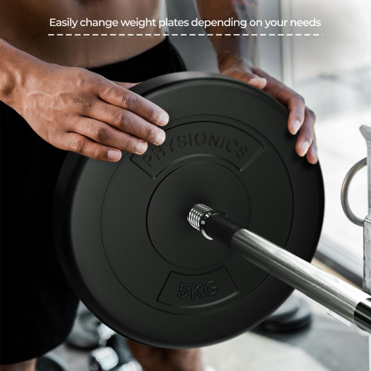 Physionics Halterset - Halter met Gewichten - Dumbbells - 45 kg 6/7