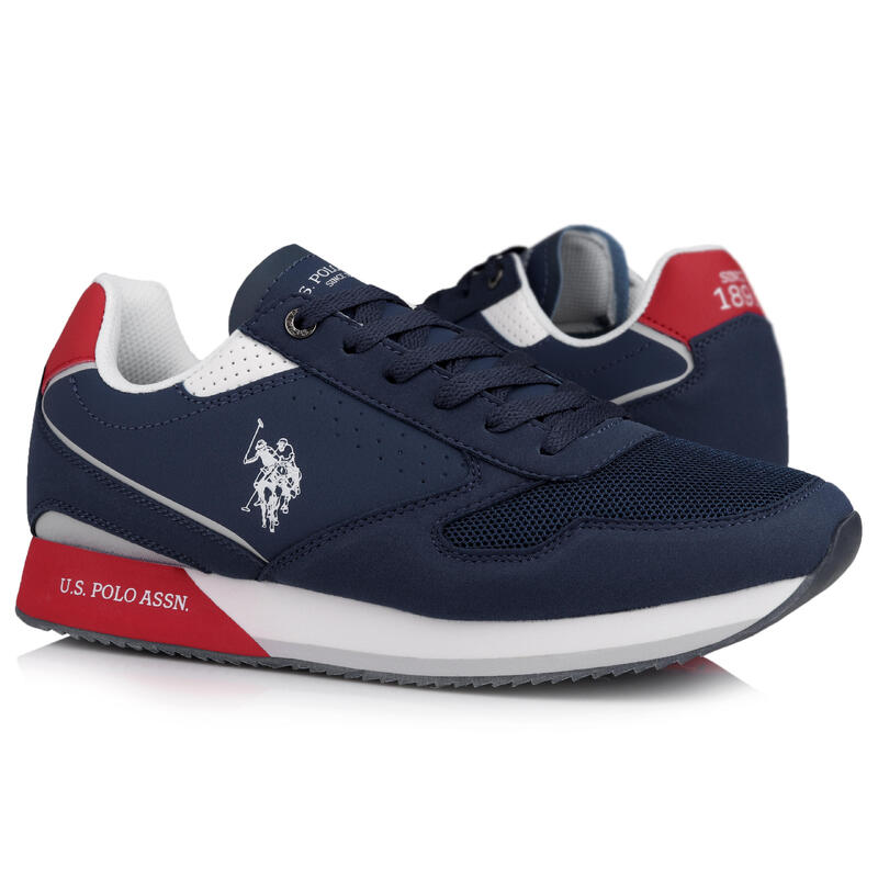 Buty męskie do spacerowania U.S POLO NOBIL003C-DBL002