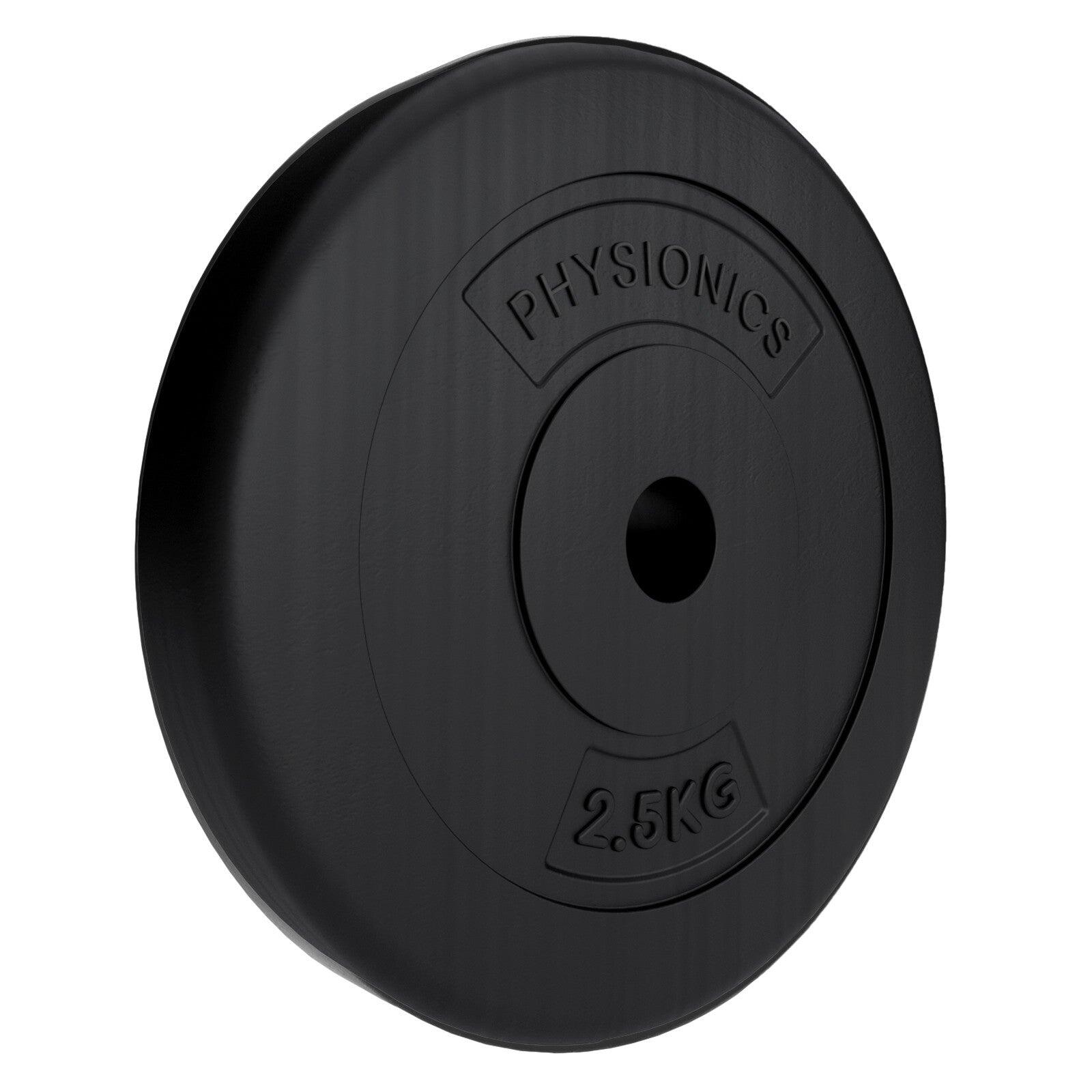 Disques de musculation 30/31 mm en plastique 2x2.5kg 3/7