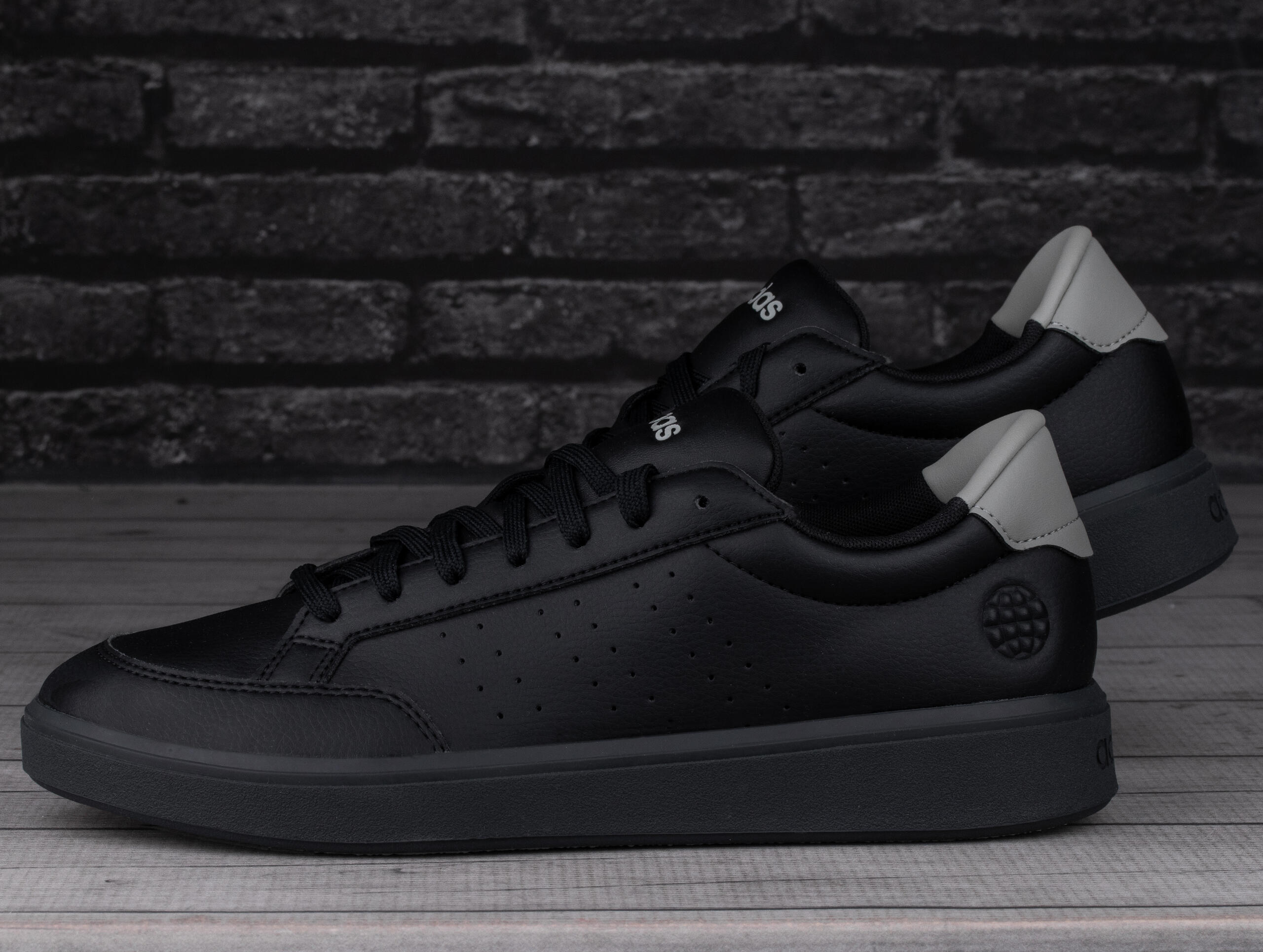 Zapatillas Hombre Adidas Nova Court Negro 3/7