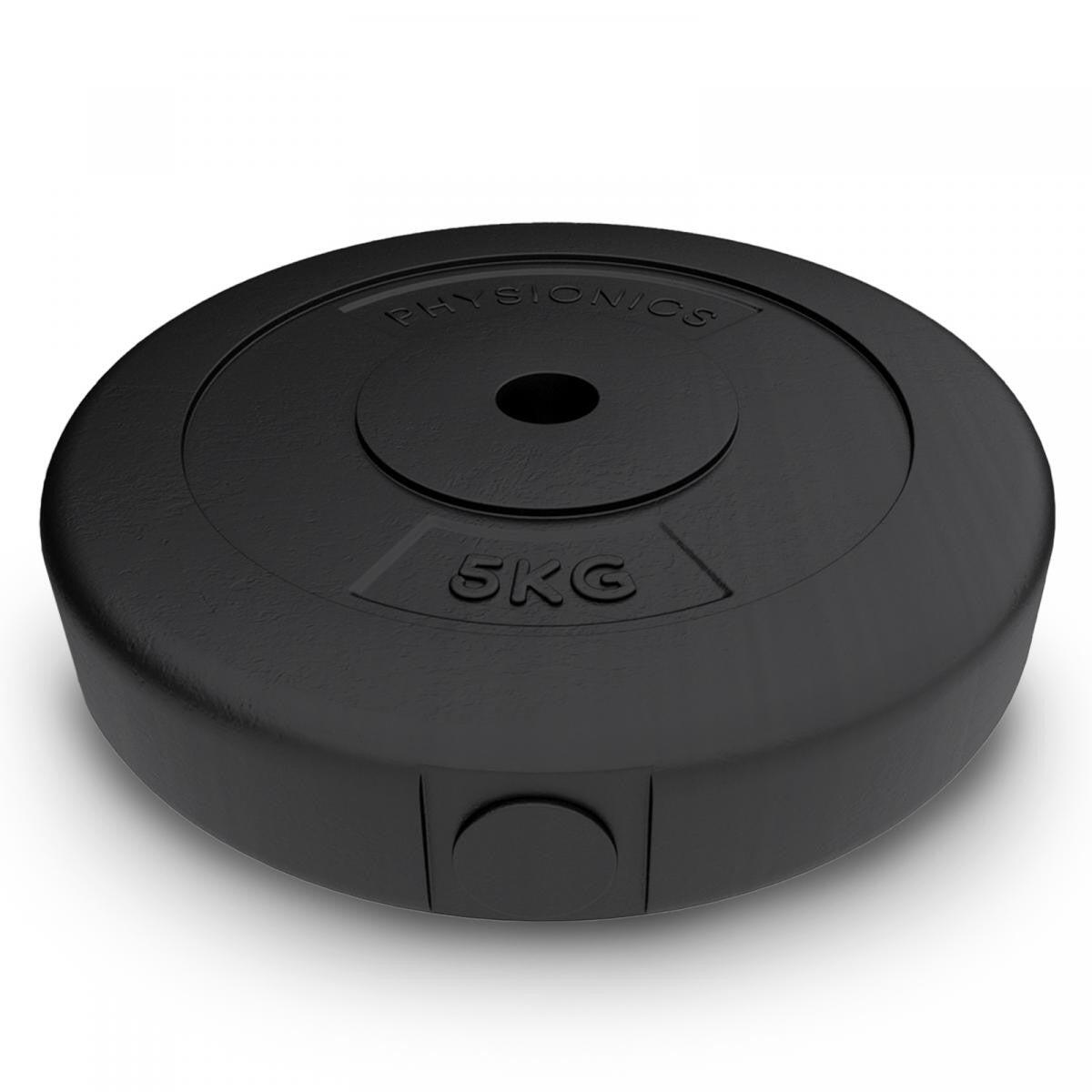 Disques de musculation 30/31 mm en plastique 2x5kg 4/7