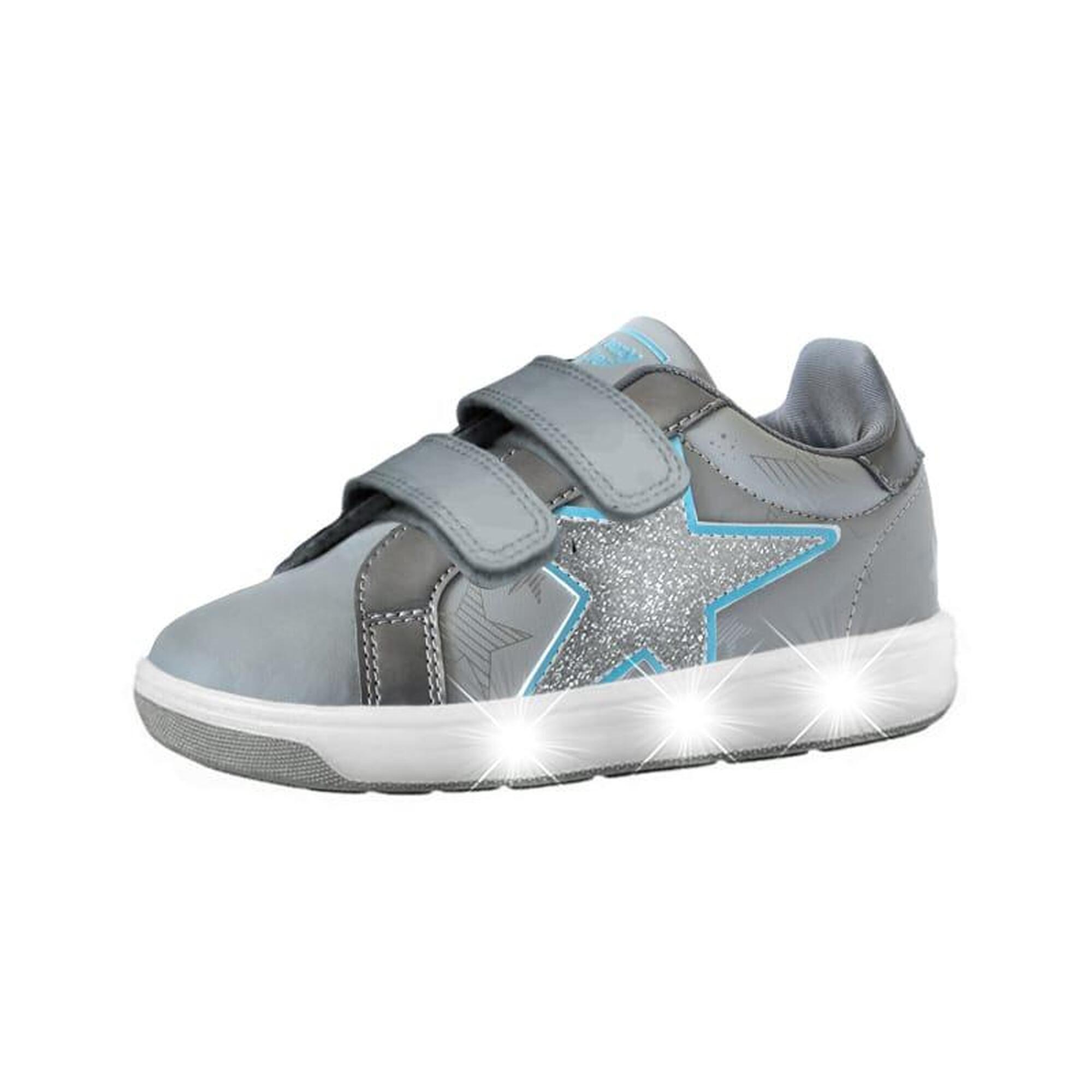 Breezy Breezy Grigio Star Glitter Scarpe Con Rotelle