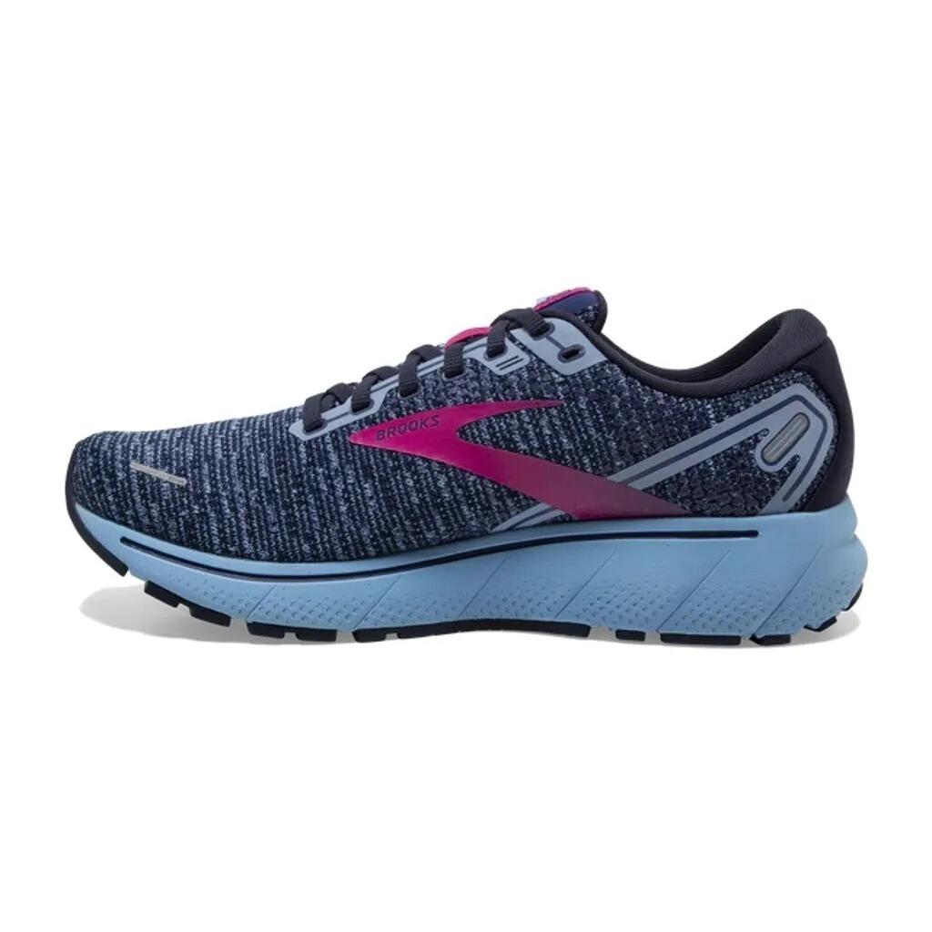 Brooks Womens Ghost 14 Running Shoes Navy 2/5