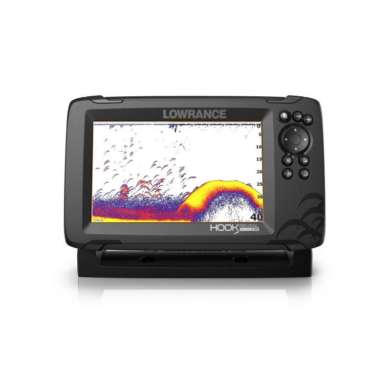 Ecoscandaglio GPS LOWRANCE HOOK REVEAL 7 + sonda HDI 83/200 kHz