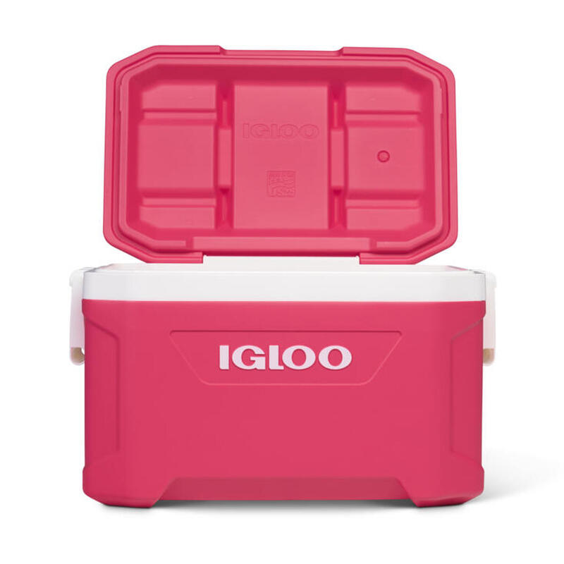 Nevera rígida Igloo Latitude 52 PINKISHRED Color Rosa capacidad de 49 litros