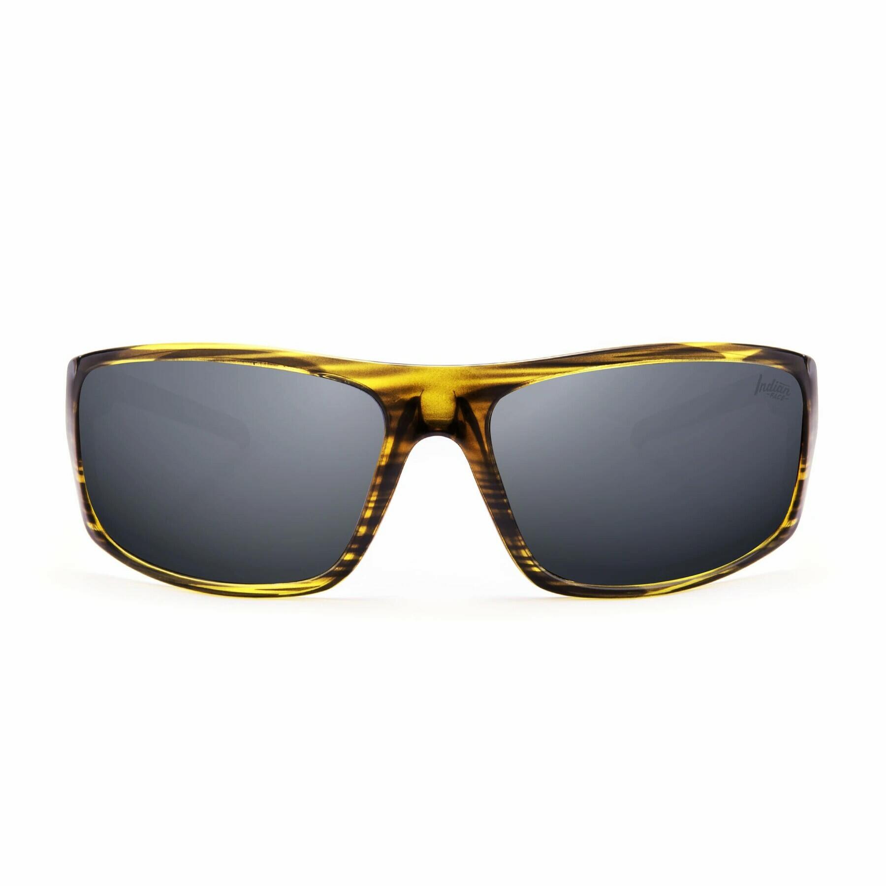 Gafas de sol polarizadas The Indian Face Outbreak – Unisex – Verde / lente negra 3/6