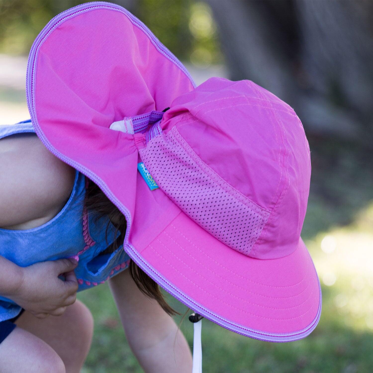 SOMBRERO NIÑOS PROTECCIÓN SOLAR UPF50+ - Kids Play - Rosa 2/5