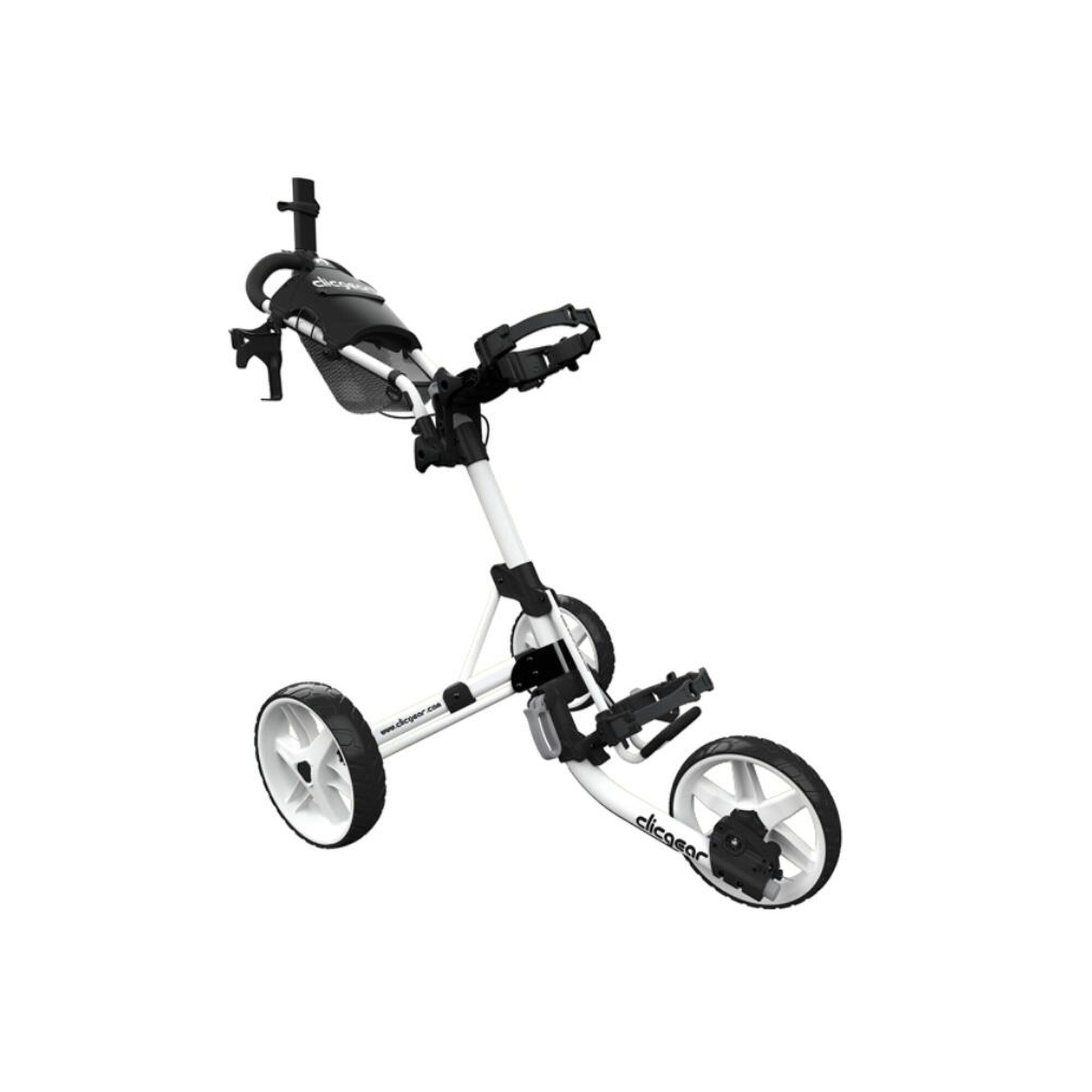 Clicgear 4.0 3 Wheel Golf Trolley - White 1/2