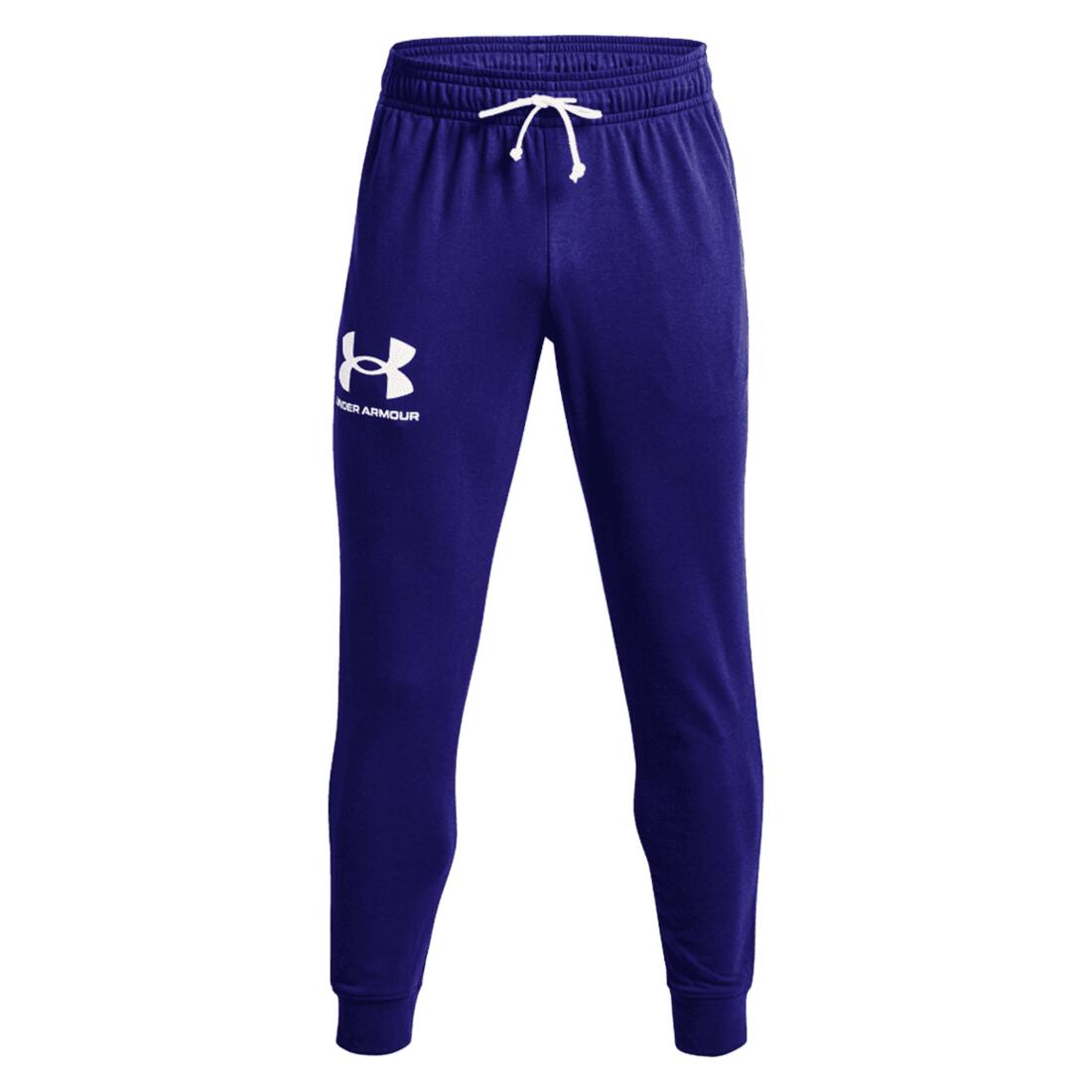 Pantalon Hommes Under Armour Rival Terry bleu 3/3