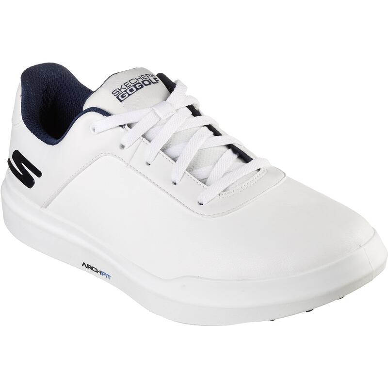 Skechers Golf Zapatos de Golf Hombres Drive 5, White/Navy, 45.5 EU