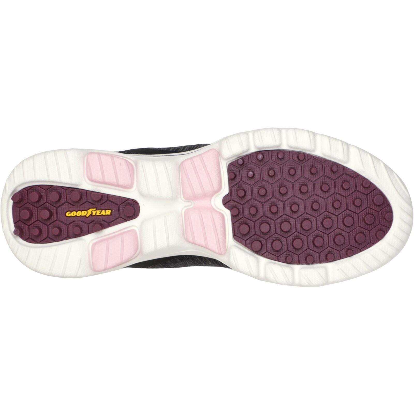 Skechers Golfschuhe Wasserdicht Walk 5 für Frauen, Schwarz/Rosa, 41 EU 5/5