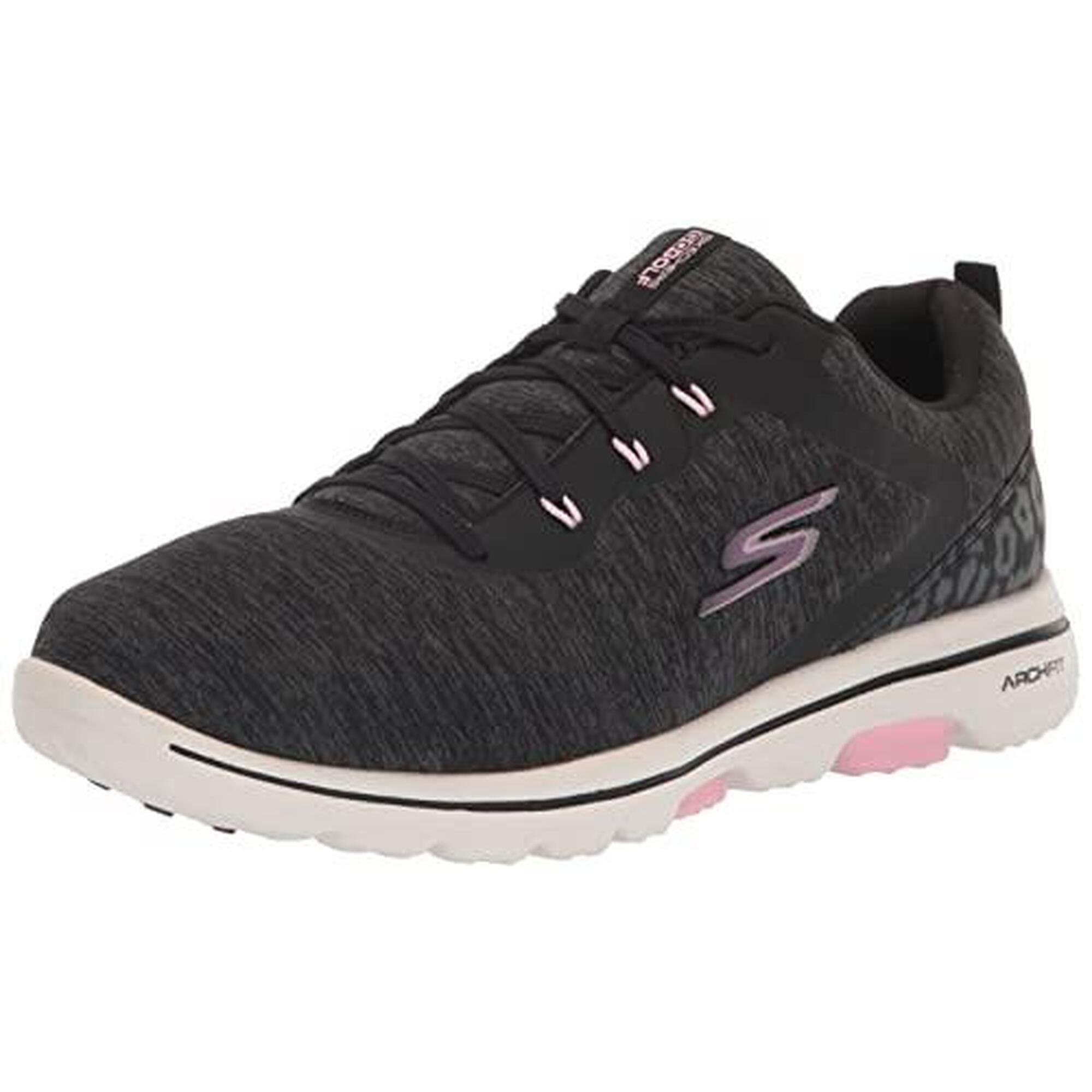 Skechers Zapatos de Golf Impermeables Walk 5 para Mujer , Azul Marino, 37
