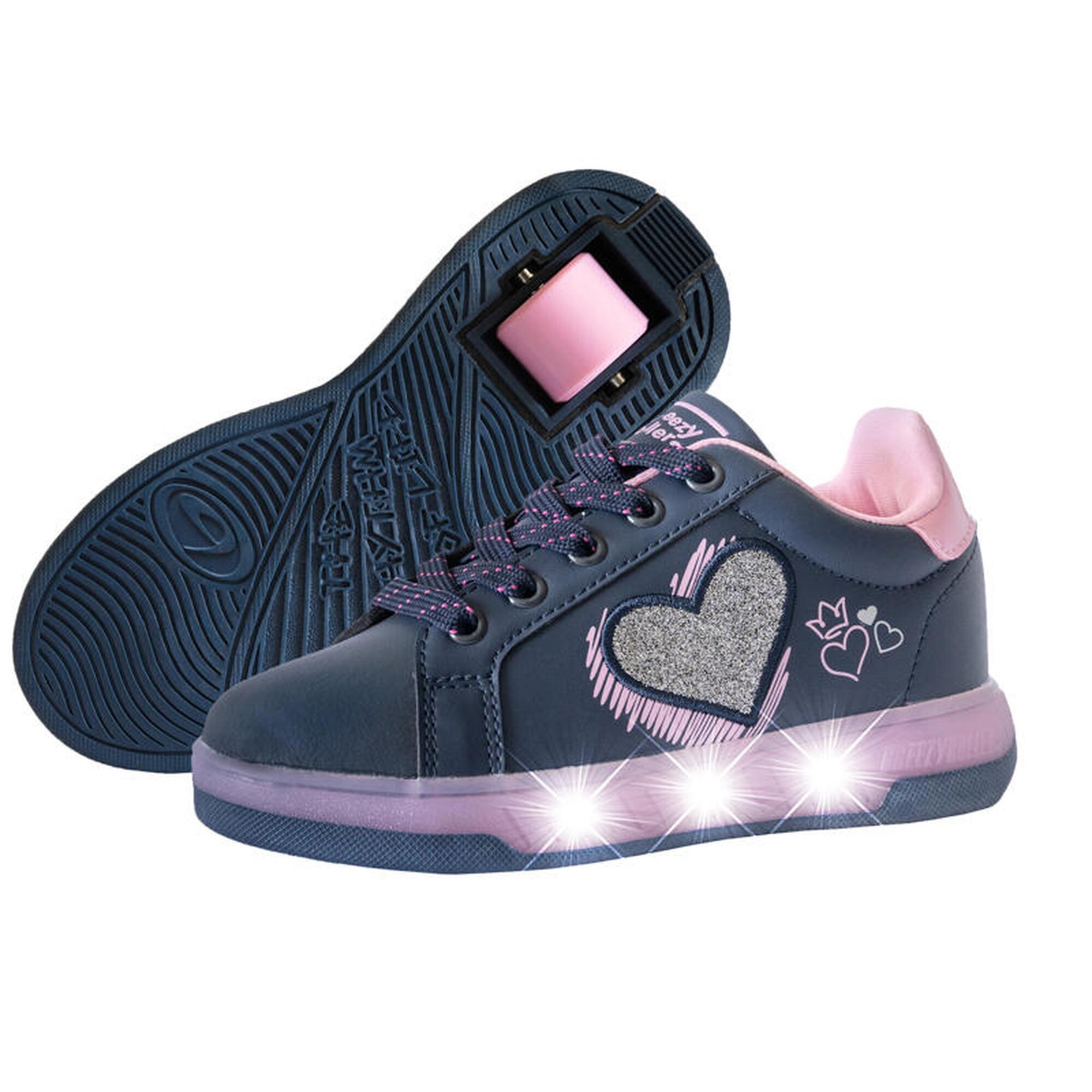 Chaussures à Roulettes BREEZY ROLLERS LED 2195690 les filles violet
