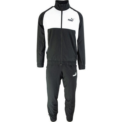 Trainingspak puma woven tracksuit. zwart. mannen