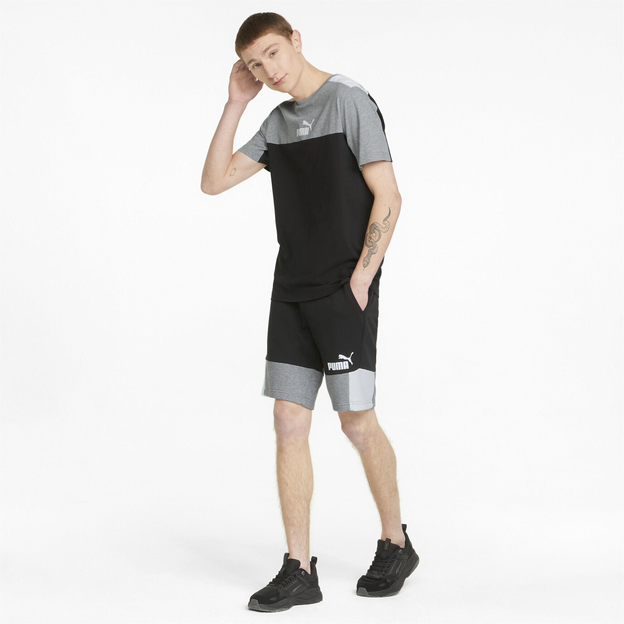 Shorts Hombre ESS+ Block PUMA Black 4/5