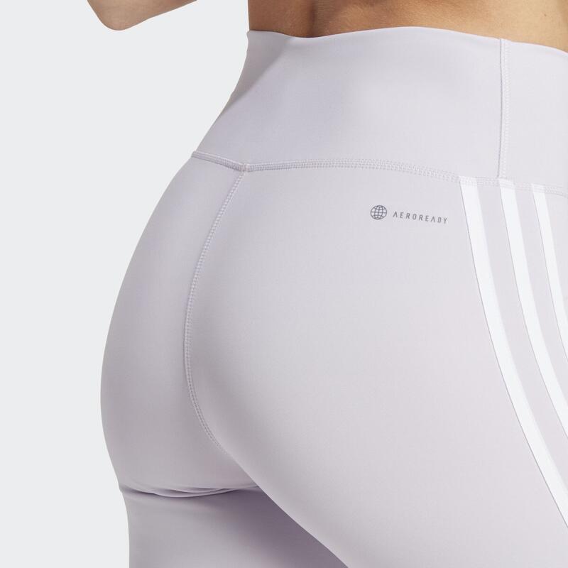 Legíny Train Essentials 3-Stripes High-Waisted 7/8