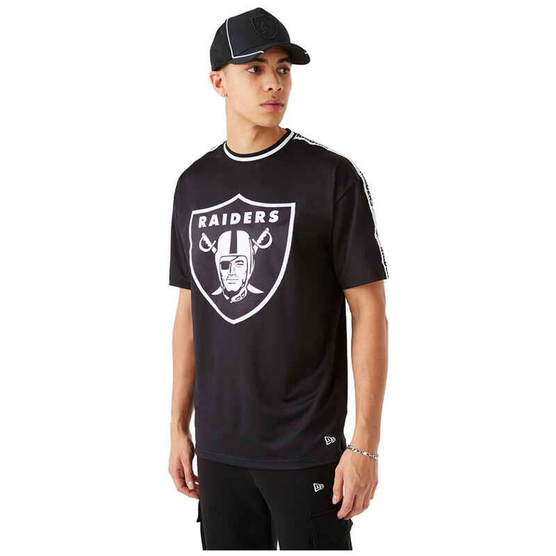 T-Shirt NFL Las Vegas Raiders Taping Oversized Herren NEW ERA