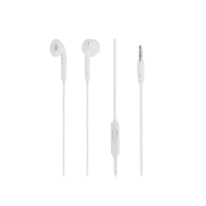 Casti in-ear Fly, dopuri memory foam, Alb