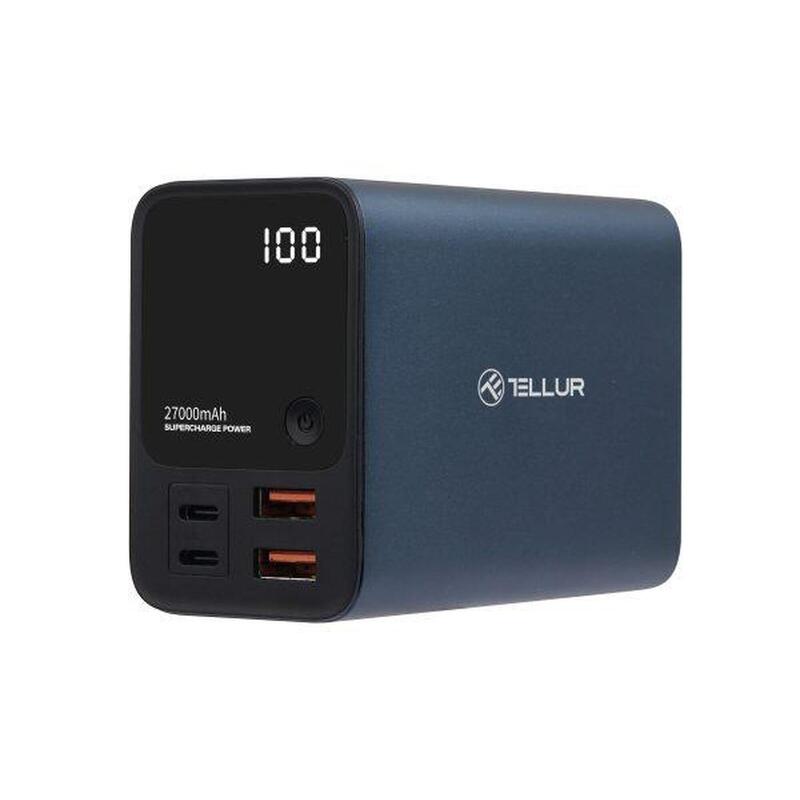 Baterie externa Tellur Ultra Pro PD903 27000mAh 222.5W, 2xQC3.0 22.5W+2xPD100W