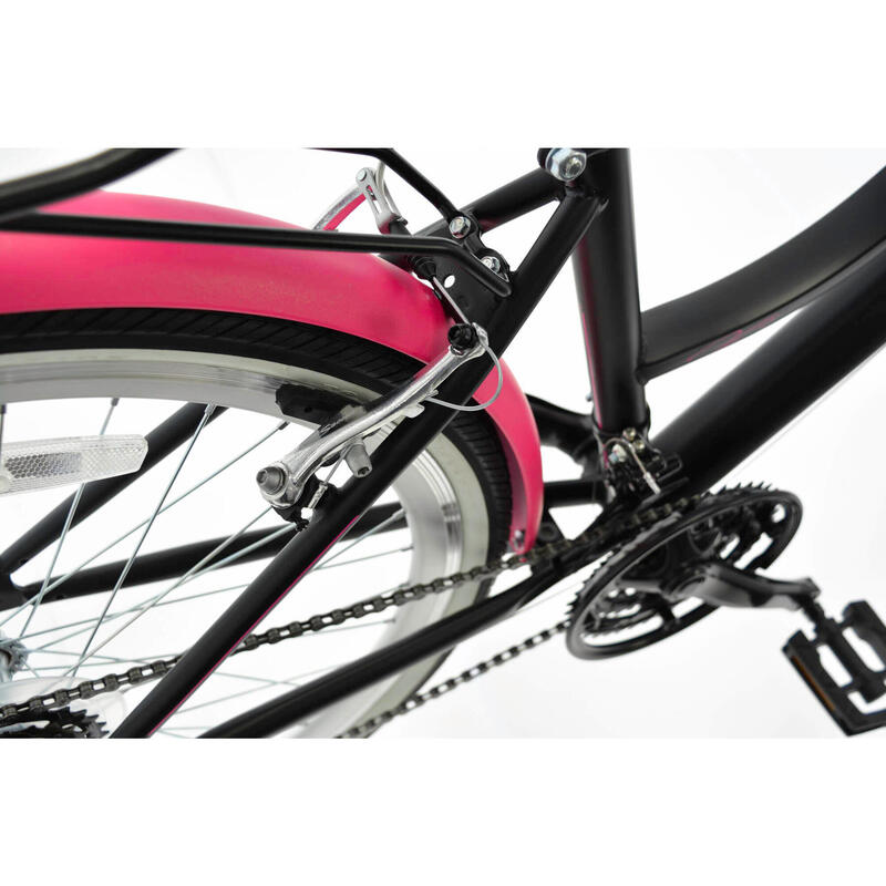 Kands Laguna vs-3 Női kerékpár, Shimano, 26'' kerék, Fekete/rózsaszín