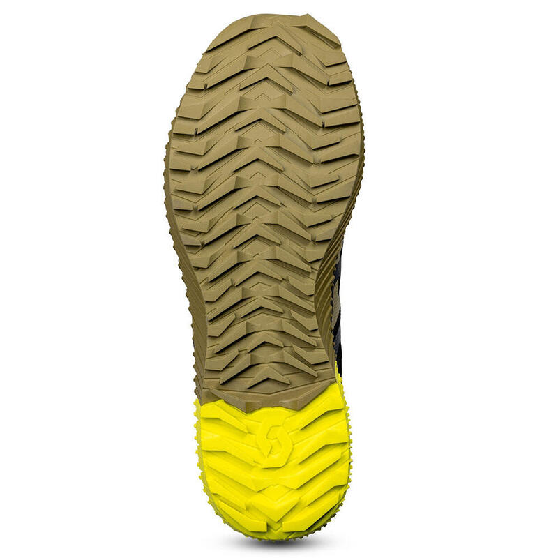 Kinabalu 2 Men Trail Running Shoes - Mud Green, Yellow