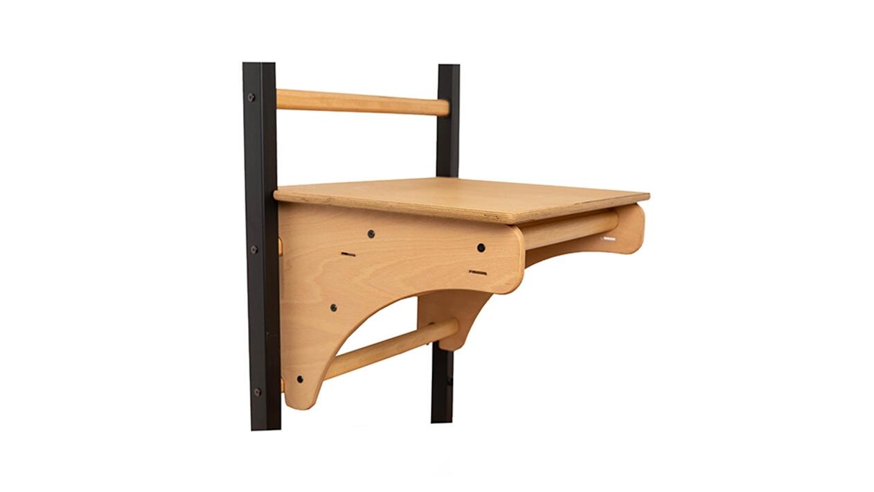 Tablett fürs Trapez BenchK Serie 2/7 Eiche 62x58x2 cm 4/5