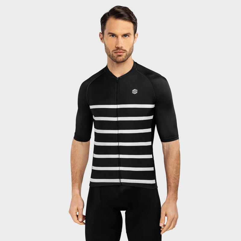 Maillot manches courtes Cyclisme SIROKO M2 Moors Noir Homme
