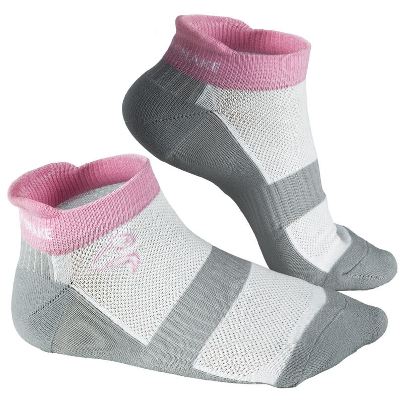 Calze sportive | 2 paia di calzini | Donna e uomo | Bianco/Rosa/Grigio