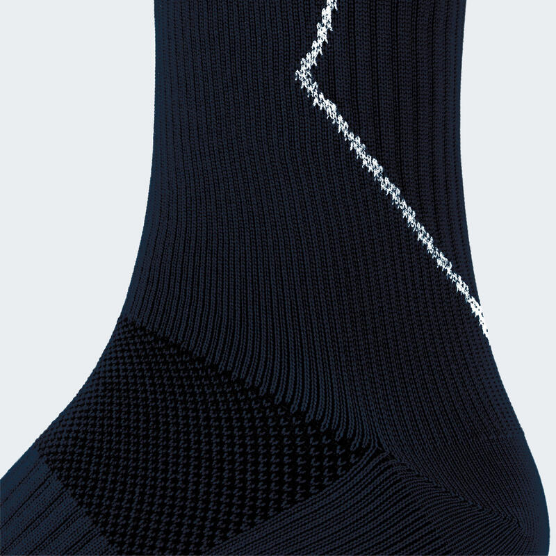 Sport chaussettes de course avec compression | Mi-bas | Femmes et hommes | Bleu