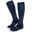 Sport Running Sokken met Compressie | Knee Highs | Dames en Heren | Donkerblauw