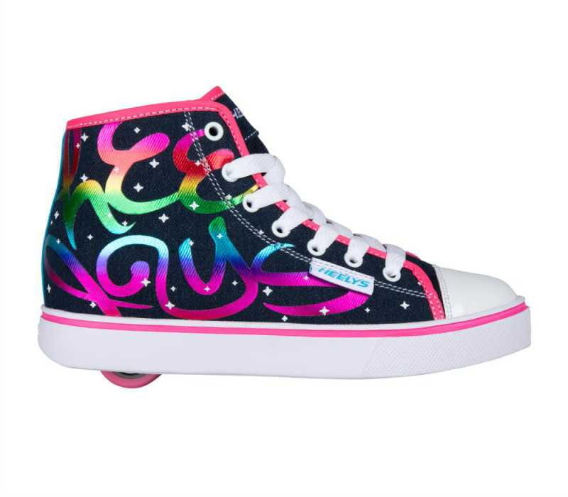Heelys Veloz Denim Rainbow 2/4