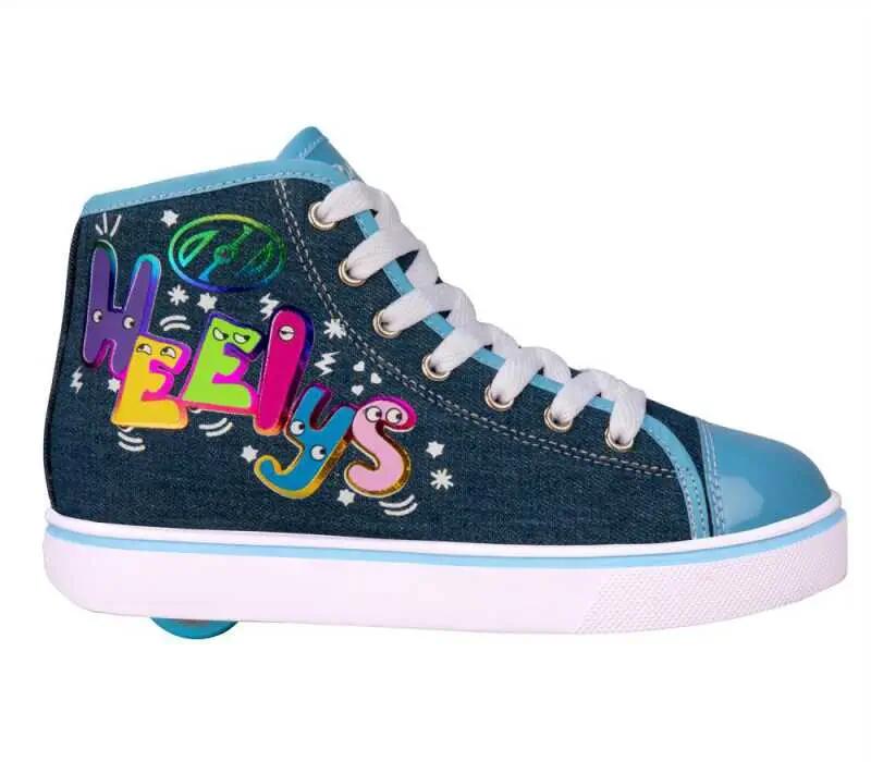 Heelys Veloz Denim Multi Arc-en-ciel 2/4