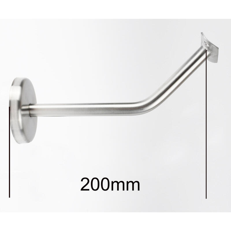 STANDARD Suporte para barra de ballet em aço inoxidável, 200 mm