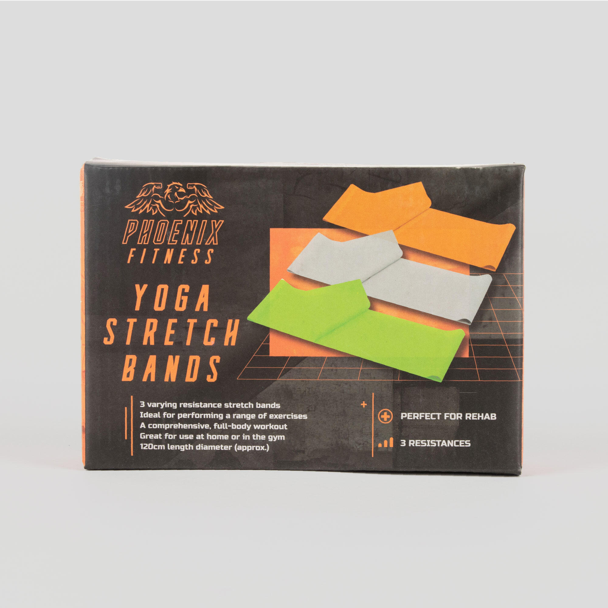 3 PACK YOGA STRETCH BANDS 2/7