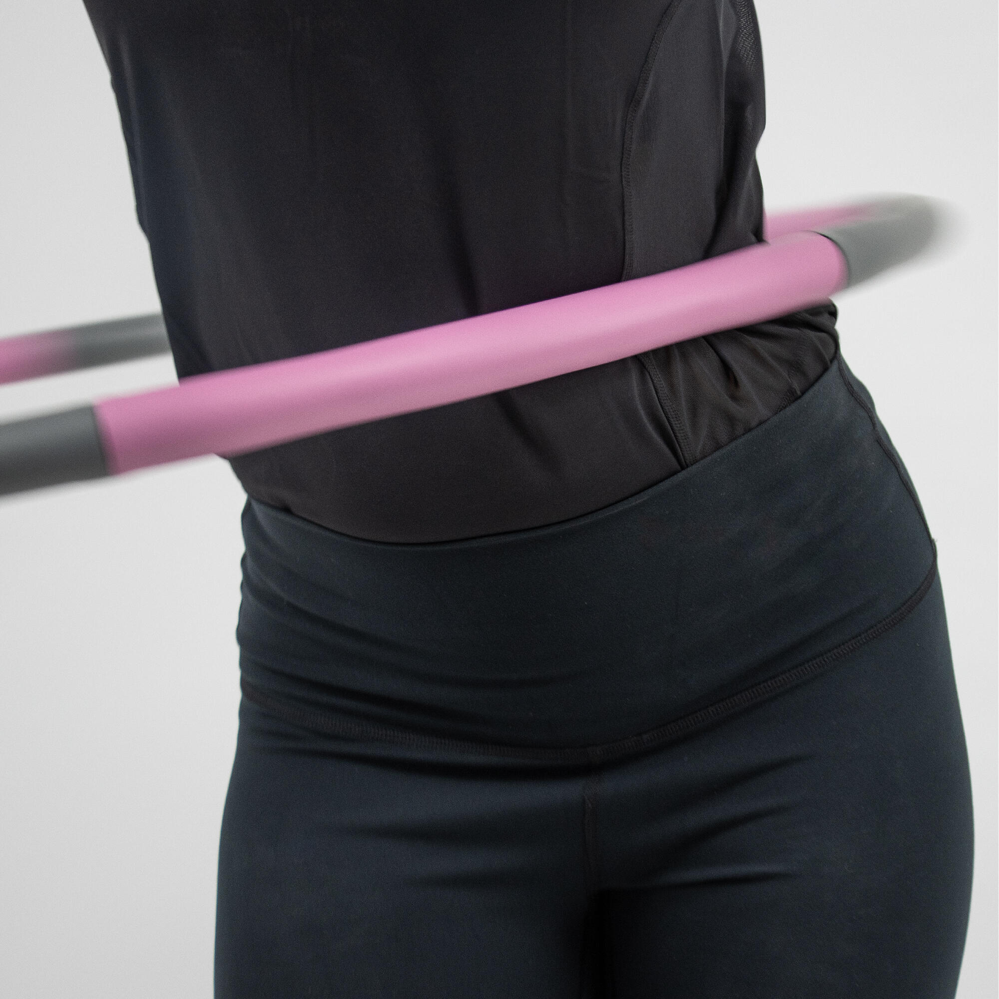 Pink Weighted Hula Hoop PRCTZ Fitness Weighted Hula Hoop