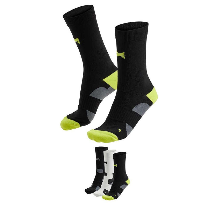 Xtreme Calcetines Ciclismo Crew 3-pack Multi Negro