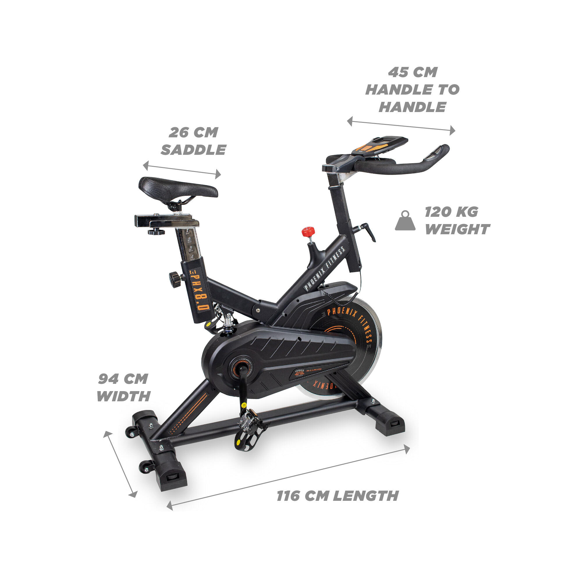 HOME EXERCISE SPIN SPORT BIKE 6/7