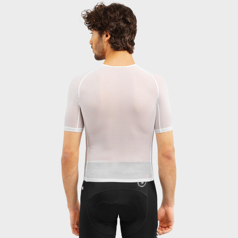 Herren Radsport fahrradbaselayer für Clout SIROKO Weiß