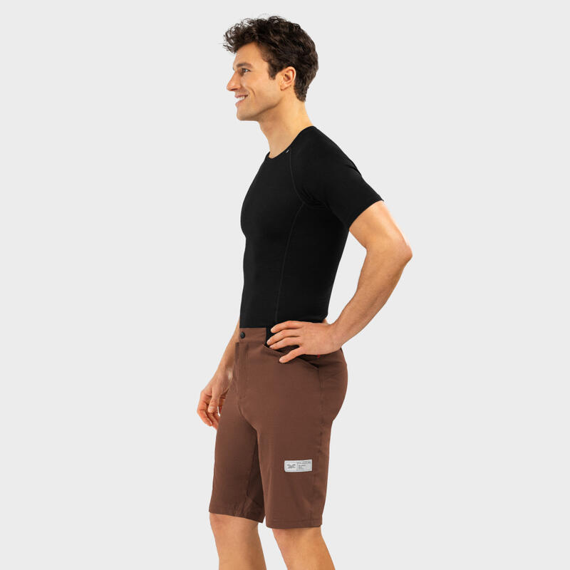 Shorts Gravel SIROKO Valley Marrone Uomo