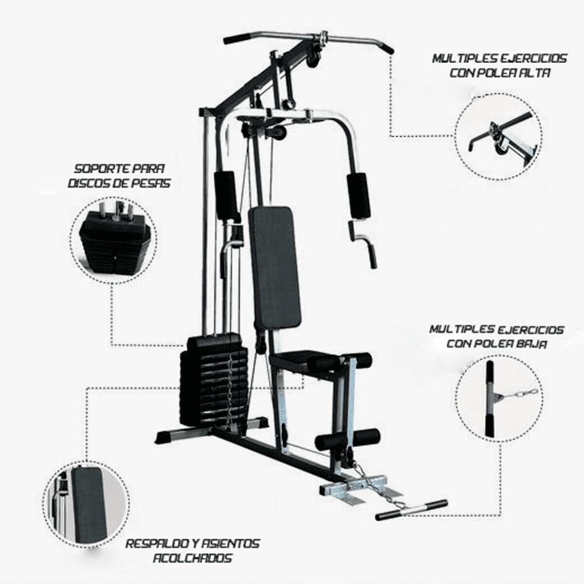 Maquina pesas 2024 multifuncion decathlon