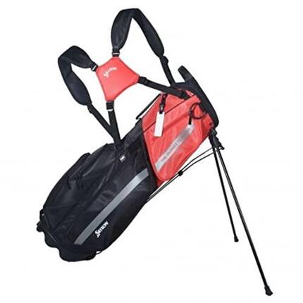 Sac de golf avec trépied Srixon Lifestyle, rouge/noir