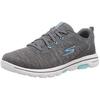 Skechers Zapatos de Golf Walk 5 para Mujer, Gris/Azul, 37 EU